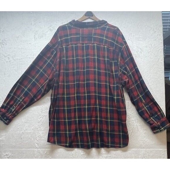 Lot of 2 Duluth Trading Co Shirts 4XL Flannel Plaid Mens Relaxed Fit - Picture 9 of 10